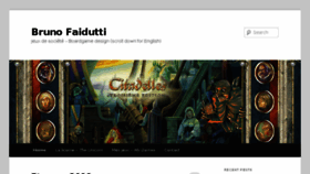 What Faidutti.com website looked like in 2018 (5 years ago)