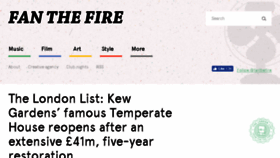 What Fanthefiremagazine.com website looked like in 2018 (5 years ago)