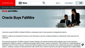 What Fatwire.com website looked like in 2018 (5 years ago)