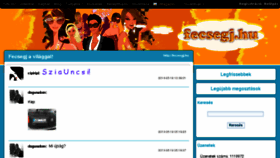 What Fecsegj.hu website looked like in 2018 (5 years ago)