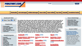What Fehlstart.com website looked like in 2018 (7 years ago)