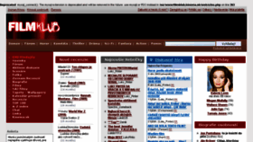 What Filmklub.sk website looked like in 2018 (5 years ago)