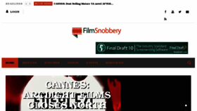 What Filmsnobbery.com website looked like in 2018 (5 years ago)