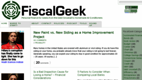 What Fiscalgeek.com website looked like in 2018 (5 years ago)
