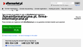 What Firmainformatyczna.pl website looked like in 2018 (6 years ago)