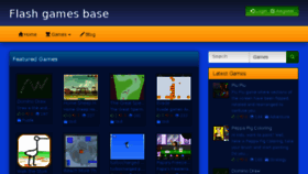 What Flashgamesbase.com website looked like in 2018 (5 years ago)