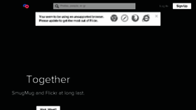 What Flikr.com website looked like in 2018 (6 years ago)