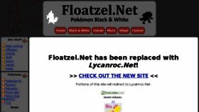 What Floatzel.net website looked like in 2018 (5 years ago)