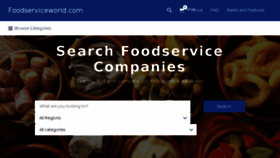 What Foodserviceworld.com website looked like in 2018 (5 years ago)