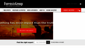What Forensisgroup.com website looked like in 2018 (5 years ago)