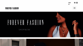 What Foreverfashion.com website looked like in 2018 (5 years ago)
