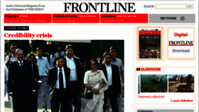 What Frontline.in website looked like in 2018 (5 years ago)
