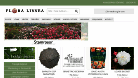 What Floralinnea.se website looked like in 2018 (5 years ago)