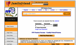 What Forums.familyfriendpoems.com website looked like in 2018 (6 years ago)