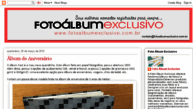 What Fotoalbumexclusivo.com.br website looked like in 2018 (5 years ago)