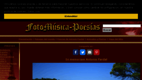 What Fotomusica.net website looked like in 2018 (5 years ago)