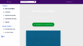 What Fourni-labo.fr website looked like in 2018 (6 years ago)