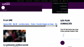 What France-culture.fr website looked like in 2018 (6 years ago)