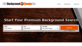 What Freebackgroundchecksusa.com website looked like in 2018 (5 years ago)