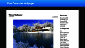 What Freecomputerwallpaper.weebly.com website looked like in 2018 (6 years ago)
