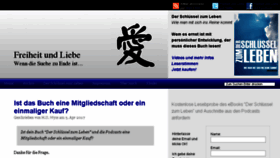 What Freiheitundliebe.com website looked like in 2018 (5 years ago)
