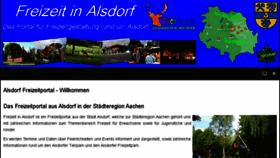 What Freizeit-in-alsdorf.de website looked like in 2018 (5 years ago)
