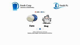 What Freshcorp.com.mx website looked like in 2018 (5 years ago)