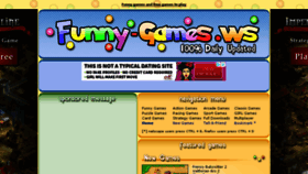 What Funny-games.ws website looked like in 2018 (5 years ago)