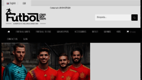What Futbolshop.com website looked like in 2018 (5 years ago)
