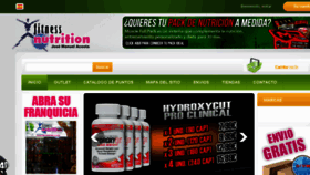 What Fitnessnutrition.es website looked like in 2018 (5 years ago)