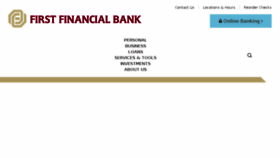 What Firstfinancialbank.com website looked like in 2018 (6 years ago)