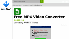 What Free-mp4-video-converter.en.uptodown.com website looked like in 2018 (5 years ago)