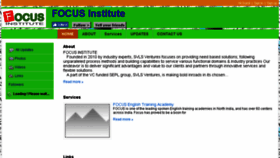 What Focusinstitute.co.in website looked like in 2018 (6 years ago)