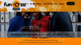 What Fundza.co.za website looked like in 2018 (6 years ago)