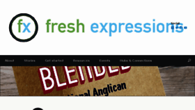 What Freshexpressions.org.uk website looked like in 2018 (5 years ago)