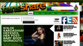 What Fansshare.net website looked like in 2018 (5 years ago)