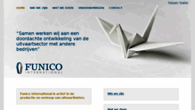 What Funico.international website looked like in 2018 (6 years ago)