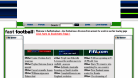 What Fastfootball.net website looked like in 2018 (5 years ago)