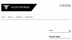 What Fallenfootwear.com website looked like in 2018 (5 years ago)