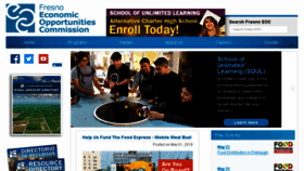 What Fresnoeoc.org website looked like in 2018 (5 years ago)