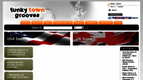 What Funkytowngrooves.com website looked like in 2018 (5 years ago)