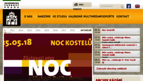 What Farnostsalvator.cz website looked like in 2018 (6 years ago)