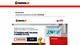 What Fryszkowski.pl website looked like in 2018 (7 years ago)