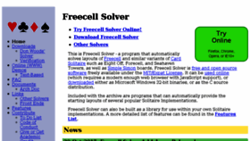 What Fc-solve.shlomifish.org website looked like in 2018 (5 years ago)