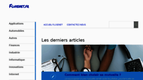 What Fluxenet.fr website looked like in 2018 (5 years ago)