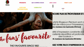 What Fruitoftheloom.fr website looked like in 2018 (5 years ago)
