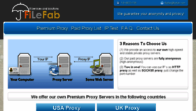 What Filefab.com website looked like in 2018 (5 years ago)
