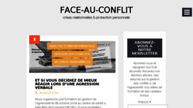 What Face-au-conflit.com website looked like in 2018 (5 years ago)