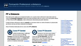 What Fpadistancia.net website looked like in 2018 (5 years ago)