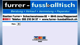 What Furrer-fussballtisch.ch website looked like in 2018 (5 years ago)